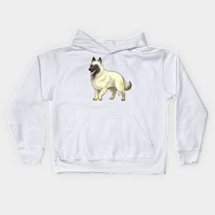 Dog - Belgian Tervuren - Cream and Black Kids Hoodie